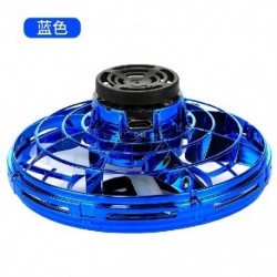 Szín: kék - Repülő Spinner Mini UFO Drón Kézzel Működtetett Flyorb Fly Fly Fidget Játékok Gyermek Gyerekek Felnőtt