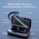 Piros szín - YYK-520 vezeték nélküli Bluetooth headset tws Ultra nagy hatótávolságú zajcsökkentő fülre szerelhető