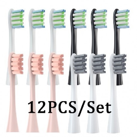 Szín: doboz - 12 DB cserekefefejek OcleanX/ XPRO Z1/ F1/ One/ Air 2 /SE Sonic elektromos fogkefe DuPont puha sörtéjű