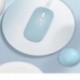 Szín: kék - Macaron újratölthető vezeték nélküli Bluetooth egér 2.4G USB egér Androidhoz Windows Tablet Laptop