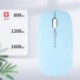 Szín: kék - Macaron újratölthető vezeték nélküli Bluetooth egér 2.4G USB egér Androidhoz Windows Tablet Laptop