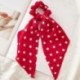 Szín: 8 - Barkácsolás Virágmintás Hosszú haj Sál Szalagok Scrunchie Női Elegáns Elasztikus Hajpántok Gumiszalag Haj
