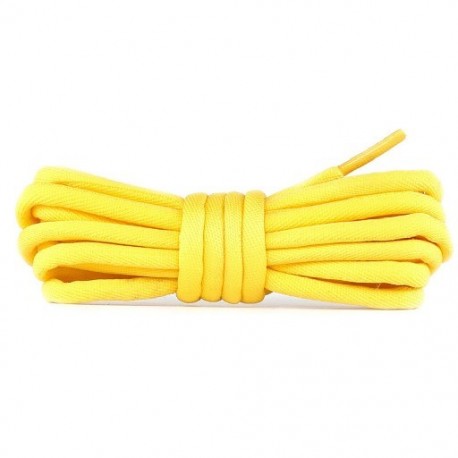 Szín: sárga - 1 pár 120 cm-es klasszikus hétköznapi kerek cipőfűző tornacipőkhöz Uniszex kültéri sportcipőfűzők