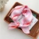 Szín: 7 - Puha selyem szatén négyzet alakú sál Foulard hidzsáb bandana színes graffiti szivárvány luxus kis nyakú sál