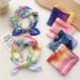 Szín: 8 - Puha selyem szatén négyzet alakú sál Foulard hidzsáb bandana színes graffiti szivárvány luxus kis nyakú sál