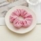 Fekete szín - Egyszínű hajcsiszolók Női rugalmas hajgumik Puha elasztikus hajgumiszalag Candy Color lófaroktartó