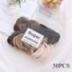 Szín: zöld - 50 DB 4,5 cm magas elasztikus, alap színátmenetes hajpántok, színes nylon hajpántok, női lányok,