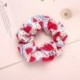 Szín: 11 - Kis, friss gyümölcsnyomat Scrunchies hajkiegészítők Citromgyümölcs Cseresznye Hajgyűrű Nyakkendő Rugalmas
