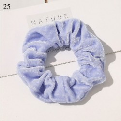Szín: A20 (10cm) - 2022-es új Rainbow puha bársony Scrunchies nyakkendős hajgyűrű gumiszalag rugalmas hajgumik