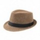 Szín: Khaki - Retro Férfi Női Kalapok Fedoras Top Jazz Kockás Kalap Felnőtt Bowler Kalapok Elegáns Fekete karimájú