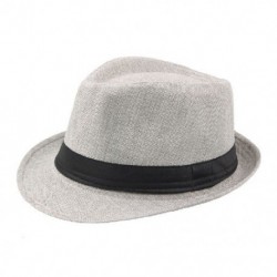 Szín: világosszürke - Retro Férfi Női Kalapok Fedoras Top Jazz Kockás Kalap Felnőtt Bowler Kalapok Elegáns Fekete