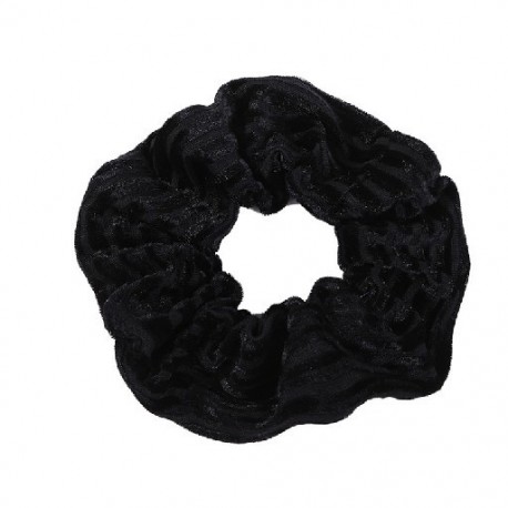 Szín: 16-fekete - 2020 új egyszínű kordbársony csíkos haj Scrunchie elasztikus hajpántok koreai hajkiegészítők női