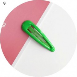 Szín: 9 - Candy Color Csillogó hajtűk Geometrikus vízcsepp formájú baba lányok pattintható hajcsat gyerekeknek