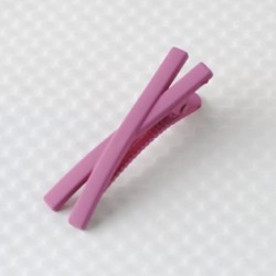 Szín: lila - Új Candy színű Bowknot Hajtűk Hajcsavarok Gyerekek Aranyos Lányok Fejfedők Csík Hajcsat Hajtűk Divatos