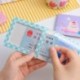Szín: lila - 2card Slots jogosítvány borító kártyatartó rácsos rajzfilm medve azonosító bankkártyatartó női lány