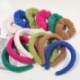 Szín: smaragd hajcsat - Candy Color Téli bárányszőrme fejpánt Haj Scrunchie női plüss széles karimájú hajkarika