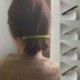 Szín: 01 - Koreai francia acetát egyszavas klip geometriai hajcsat gyümölcs zöld gyöngy fehér hajtű női oldalkapcsok