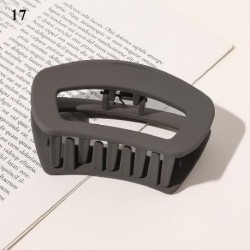 Szín: 17 - Hűvös színű geometrikus kereszt négyzet hajcsat Hajkarmok bilincsek rák női nagy matt matt hajtűk lófarok