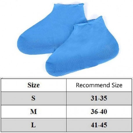 Szín: A3 - Forró Kiárusítás! Csizmahuzatok Szilikon Vízálló Cipőhuzatok Unisex Vastag Outdoor Walking Lábvédő