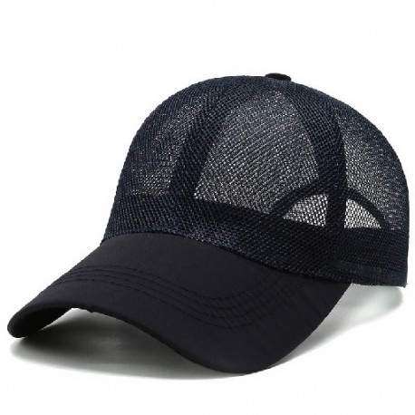 Szín: sötétkék - Új férfi sapkák nyári full mesh baseball sapka túra golf futósapkák női sapkák Gorras gyorsan
