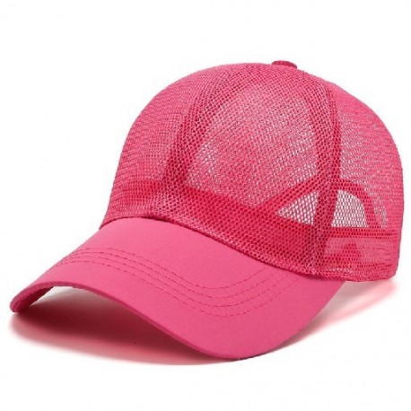 Szín: Rose Red - Új férfi sapkák nyári teljes hálós baseballsapka túra golf futósapkák női sapkák Gorras gyorsan