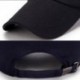 Fekete szín - Frissítő, kényelmes napálló baseballsapka férfi férfi sapkák casquette homme Kanada golfsapkák Kpop