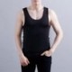 Fekete szín - Quick Dry Ice Silk Férfi felsők Ujjatlan nyári pólók Kosárlabda tornapóló Testépítés Fitnesz felsők