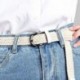 Szín: 5 - 103 cm Női Stretch Twist szőtt öv viasz kötél fonott derékpánt divat alkalmi női öv farmer ruha fém csatos