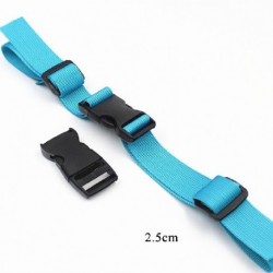Szín: kék 2,5 cm - Tartós kemping hátizsák mellkasi heveder heveder Állítható kettős kioldású csattáska alkatrészei