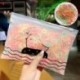 Szín: 4 - 1000 db/Szett Egyszeri Mini gumiszalagok Gyerek fejfedők Női Hajgumik Scrunchie Hajkötél Fonás Átlátszó Haj