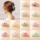 Szín: 10 - Divat Gyümölcs Virágok Barrette Rák Hajcsat Fürdő Haj Claw Ponytail Clip Gyümölcs hajbilincs Karom Clip