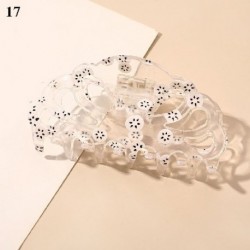 Szín: 17 - Divat Gyümölcs Virágok Barrette Rák Hajcsat Fürdő Haj Claw Ponytail Clip Gyümölcs hajbilincs Karom Clip