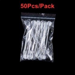 Szín: 50 db - 10-100db keverőpálca műanyag epoxi ragasztórúd adagoló UV gyanta szilikon forma spatula kanál gyanta