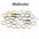 Szín: Többszínű - 50-200db/tétel 4 6 8 10 12 mm-es nyitott ugrógyűrűk dupla hurkok arany színű osztott gyűrűk