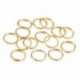 Szín: Többszínű - 50-200db/tétel 4 6 8 10 12 mm-es nyitott ugrógyűrűk dupla hurkok arany színű osztott gyűrűk