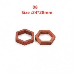 Szín: 08 - 13stílusú nyitott előlap hátsó függesztőkeret geometriai formájú varázslatok barkácsolás epoxigyanta fa