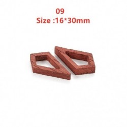 Szín: 09 - 13stílusú nyitott előlap hátsó függesztőkeret geometriai formájú varázslatok barkácsolás epoxigyanta fa