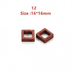 Szín: 12 - 13stílusú nyitott előlap hátsó függesztőkeret geometriai formájú varázslatok barkácsolás epoxigyanta fa