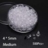 Szín: 4x5mm-500db - 1 doboz gumi fülbevaló hátoldalak szilikon fülbevalók hátsó dugók füldugó blokkolt sapkák