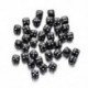 Szín: fekete 02 - 30db/tétel 8mm-es akril négyzet alakú kockagyöngyök laza távtartó gyöngyök kézzel készített
