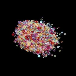 Szín: Hollow Star - 20g/zsák Szabálytalan színes törmelék csillogó epoxigyanta tömések flitter szilikon paletták