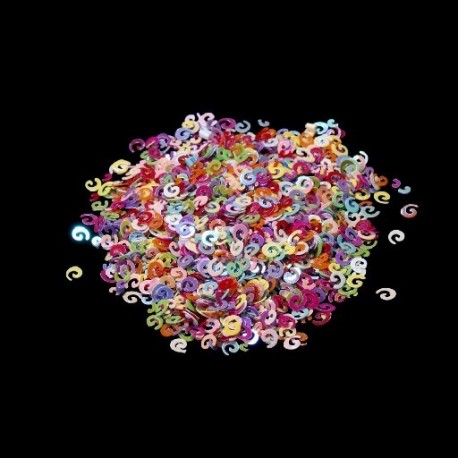 Szín: Vegyes kerek - 20g/zsák Szabálytalan színes törmelék csillogó epoxigyanta tömések flitter szilikon paletták