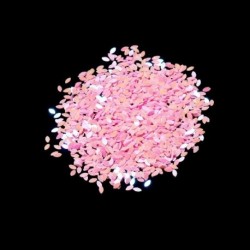 Szín: rózsaszín - 20g/zsák Szabálytalan színes törmelékek csillogó epoxigyanta tömések flitter szilikon paletták