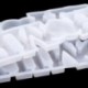 Szín: otthon 02 - 1db Alphabet epoxigyanta öntőforma átlátszó szilikon töltet öntőforma barkács ékszerkészítéshez