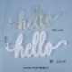 Szín: hello 02 - 1db Alphabet epoxigyanta öntőforma átlátszó szilikon töltet öntőforma barkács ékszerkészítéshez