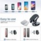 Fekete szín - Mágneses autós telefontartó mágnes okostelefon mobil állványos GPS iPhone 14 13 12 11 X Pro Max Xiaomi Mi