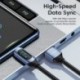 Szín: 66W AC fekete - Toocki USB Type C kábel 66W gyorstöltő töltő USB A - USB C kijelző kábel Xiaomi POCO f3 Realme