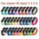 Szín: fekete 10 - Óraszíj Xiaomi Mi Band 7 6 5 4 3 csuklópánt szilikon karkötő csuklópántok MiBand 3 4 pántos 5 band6