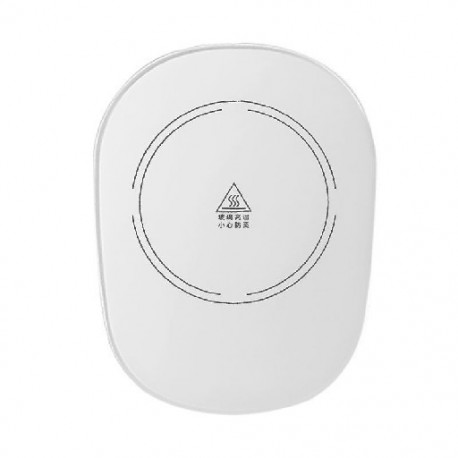 Fehér szín - Elektromos fűtött kávés bögre melegítő alátét otthoni irodához Tej Tea Vízmelegítő Mat Intelligens