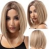Szín: GM5103-1 - Rövid paróka Bob Természetes szőke paróka női paróka nők számára, napi hőálló haj